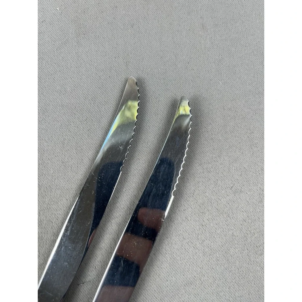 2 Oneida Community BRAHMS Stainless Steak Knives